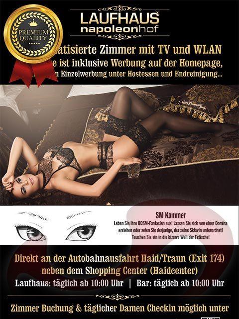 Laufhaus Napoleonhof  in Oberösterreich  / Haid bei Ansfelden , Wiener Straße 33